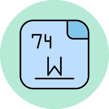 Tungsten Vector Icon