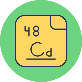 Cadmium Vector Icon