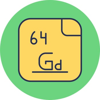 Gadolinium Vector Icon