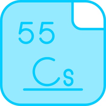 Caesium Vector Icon
