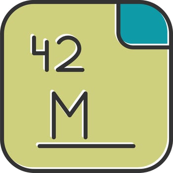 Molybdenum Vector Icon