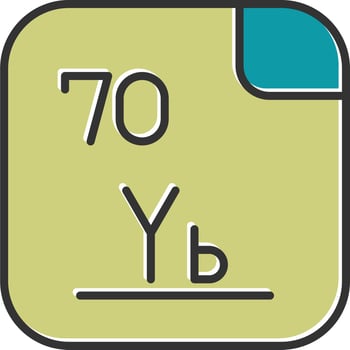 Ytterbium Vector Icon