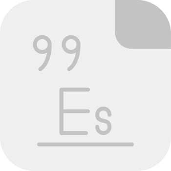 Einsteinium Vector Icon