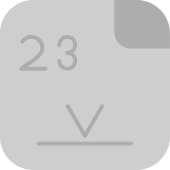 Vanadium Vector Icon