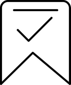 Mark Vector Icon
