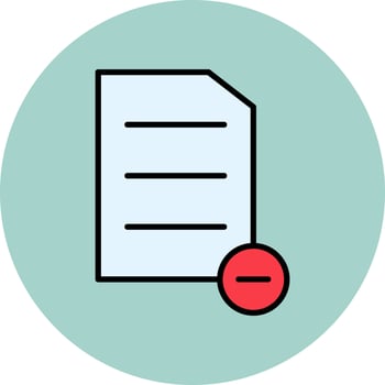 Substraction Vector Icon