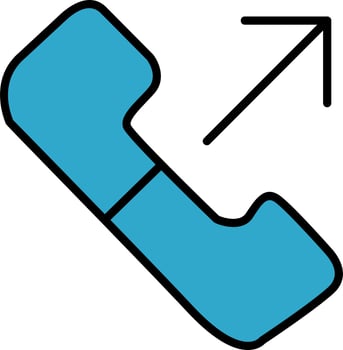 Outgoing Call Vector Icon