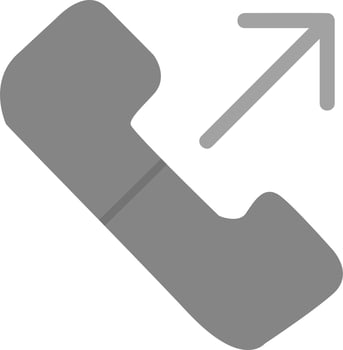 Outgoing Call Vector Icon
