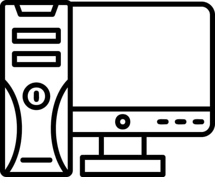 Gaming Pc Vector Icon