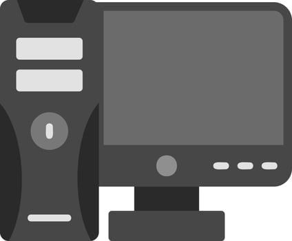 Gaming Pc Vector Icon