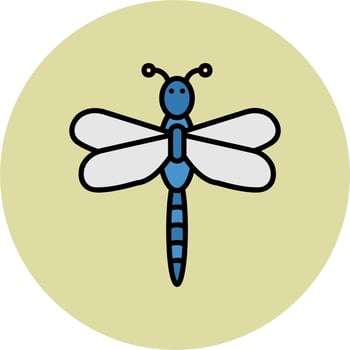 Dragonfly Vector Icon