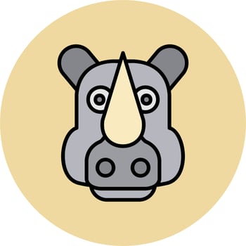 Rhino Vector Icon