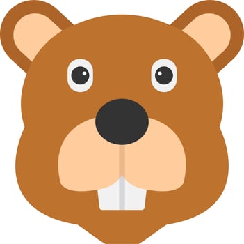 Beaver Vector Icon