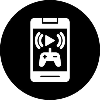 Mobile Game Vector Icon