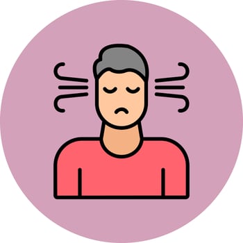 Exhausted Vector Icon
