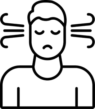 Exhausted Vector Icon