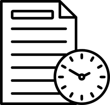 Time Management Vector Icon