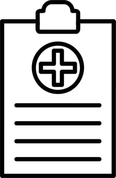 Health Report Vector Icon