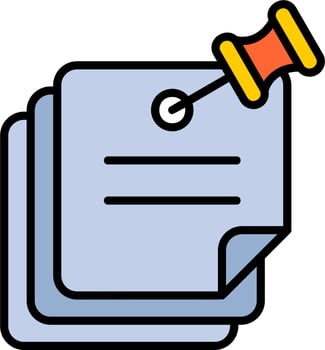 Sticky note Vector Icon