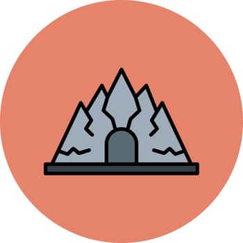 Cave Vector Icon