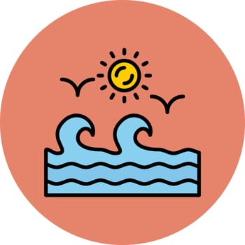 Wave Vector Icon
