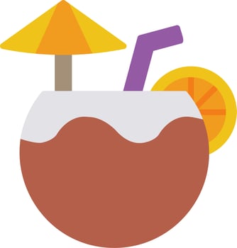 Coconut Vector Icon