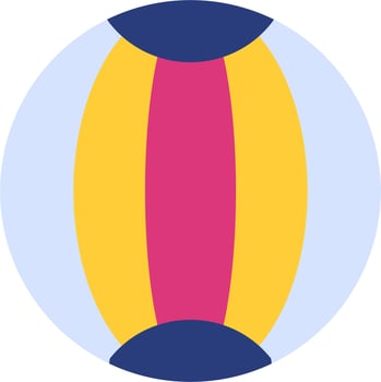 Beach Ball Vector Icon