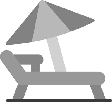 Beach Chair Vector Icon