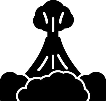 Volcano Vector Icon