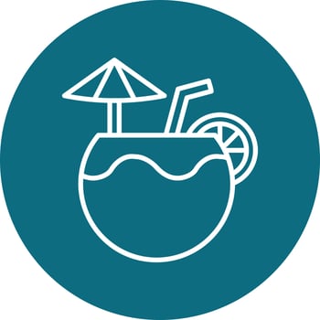 Coconut Vector Icon
