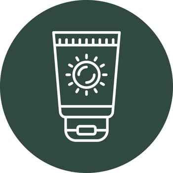 Sunscreen Vector Icon