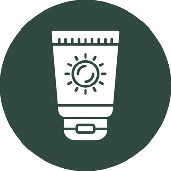 Sunscreen Vector Icon