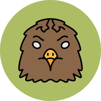 Falcon Vector Icon