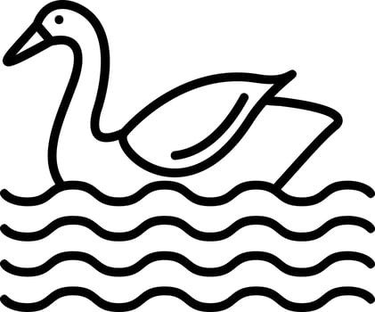 Swan Vector Icon
