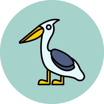 Pelican Vector Icon