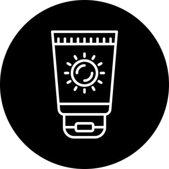 Sunscreen Vector Icon