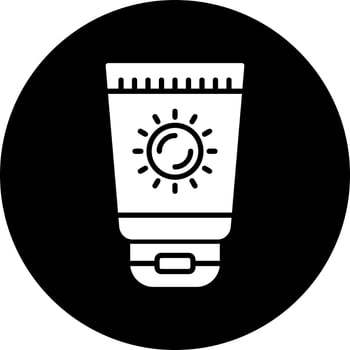 Sunscreen Vector Icon