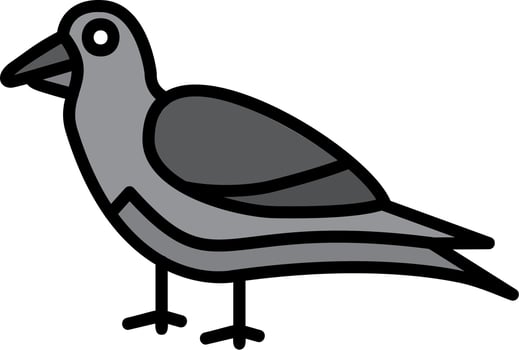 Crow Vector Icon