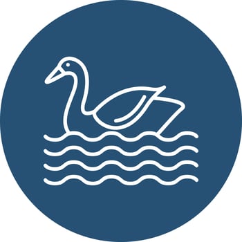 Swan Vector Icon
