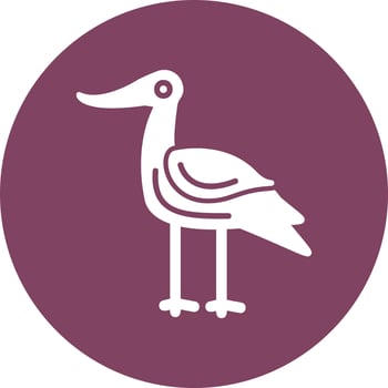 Avocet Vector Icon