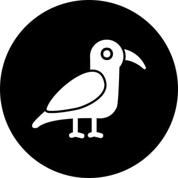 Seagull Vector Icon