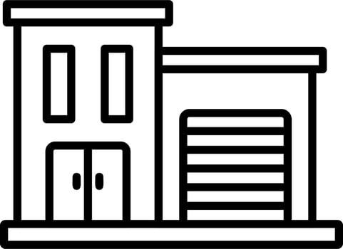 Fire Station Vector Icon