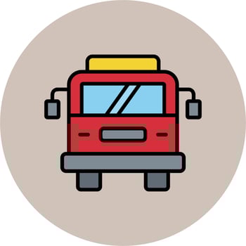 Fire Truck Vector Icon