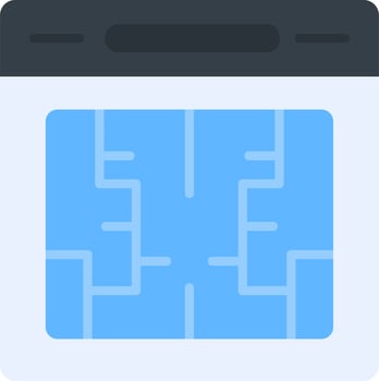 Evacuation Plan Vector Icon