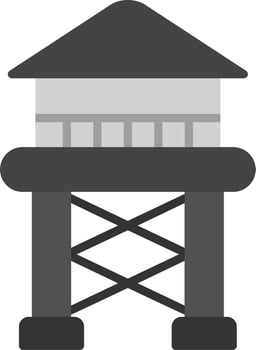 Water Tower Vector Icon