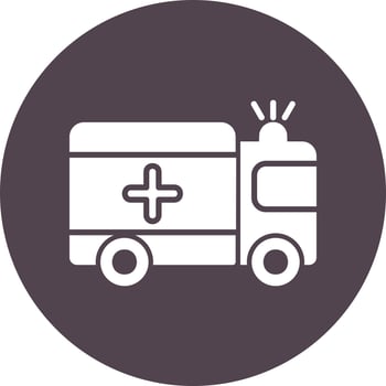 Ambulance Vector Icon
