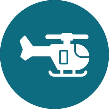 Helicopter Vector Icon