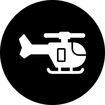 Helicopter Vector Icon