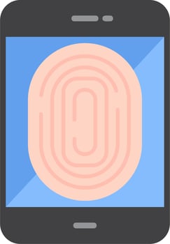 Fingerprint Vector Icon