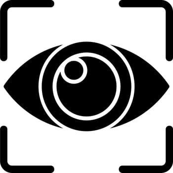 Eye Scanner Vector Icon